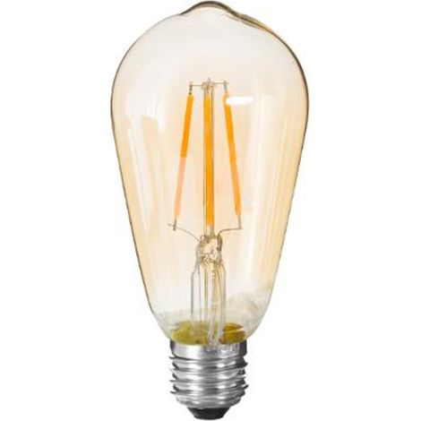 Ampoule à Led "Larme" 14cm Ambre