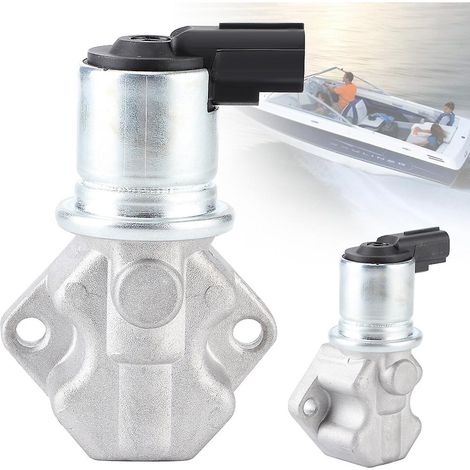 Soupape de régulation du ralenti en alliage d'aluminium pour moteurs Mercruiser V6 et V8 (1/5)