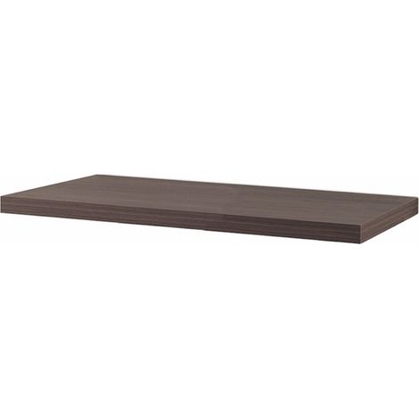 Mensolone bagno sospeso 80 cm NINFA per lavabo in legno Olmo Caffe' (1/2)