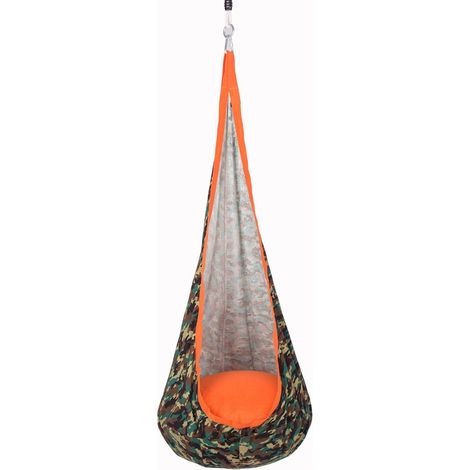 Chaise Suspendue Enfant - Siège Pod Balançoire Sensorielle Avec Coussin Gonflable - Pour Intérieur Et Extérieur - Charge Max 80 Kg - 1 Pièce (1/5)