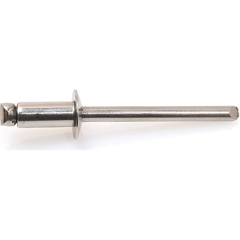 Rivet en inox A2 4x18mm tête ronde standard boite de 500 - DEGOMETAL - 105140181