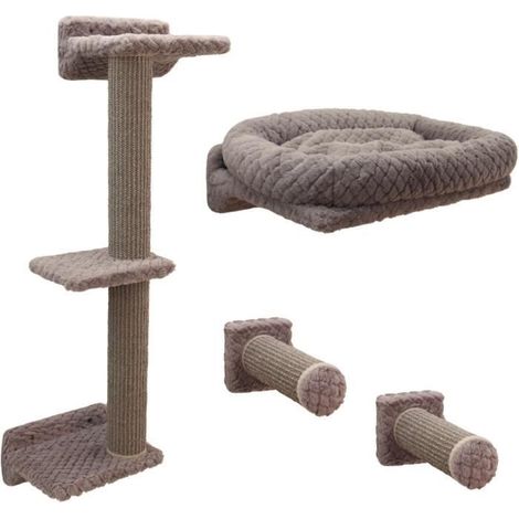Kerbl Kletterwand Monte Alpi (Last max.10kg, 8-teilig, platzsparend) taupe 80919 (1/5)