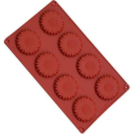 Moule à gâteau, biscuits et chocolat en silicone écologique en forme de chrysanthème. (1/5)