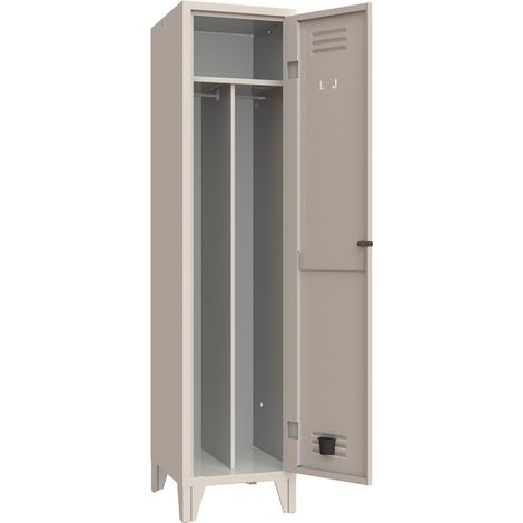 Armadietto spogliatoio metallo 1 posto guardaroba sporco pulito Fade