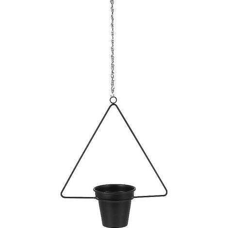 1 pot de fleurs suspendu en fer (1/3)