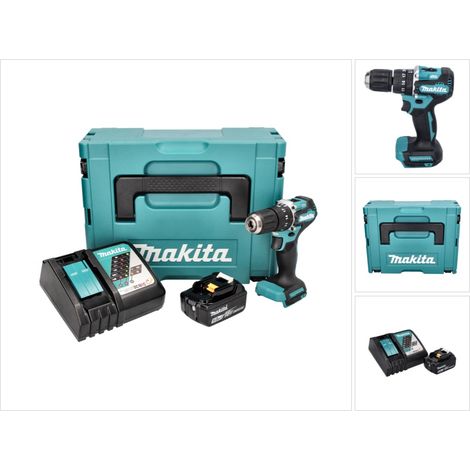 Taladro percutor sin escobillas Makita DHP 487 RT1J 18 V 40 Nm + 1x Batería 5.0 Ah + Cargador + Makpac (1/5)