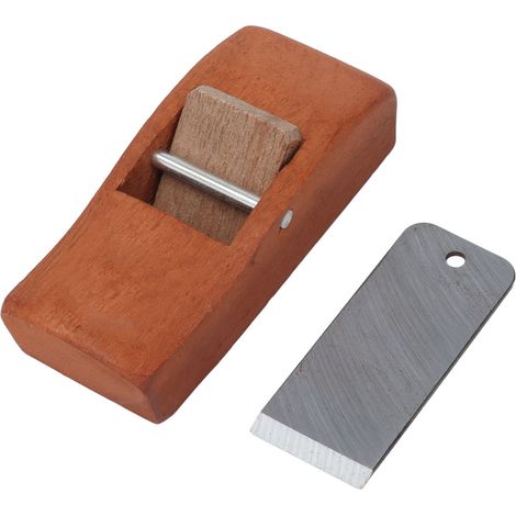 Miniatur-Holzhobel aus rotem Sandelholz, Stahlklinge, Handhobel zum Feinschliff, Entgraten, Präzisionswerkzeug für die Holzbearbeitung (1/5)