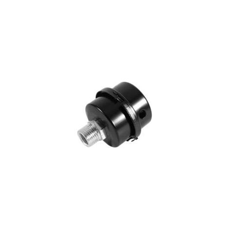 Geräuscharmer Druckluftfilter, Metallluftfilter, 20 mm (1/2 PT 20 mm) geräuscharmer Ansaugfilter, geräuscharmer Filter für Luftkompressoren (1/2 Zoll 20 mm Gewinde) - Crezuo (1/4)