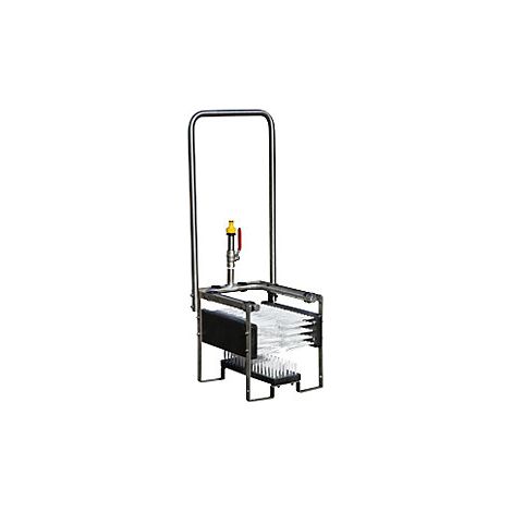 CEMO  Pulitore di stivali ECO  in acciaio inox  lungh x largh