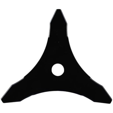 BUNTHAUS Vie Lame de déoussailleuse à trois dents, Tranchant de 255 mm, Alésage : 25,4 mm (1/5)