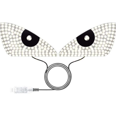 Lumière Décorative Yeux de Voiture,Yeux LED Portables pour Automobile - Écran Flexible Programmable pour Camion & Automobile – Éclairage Personnalisé avec Effets Innovants (1/5)