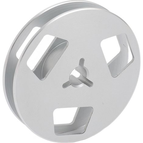 Bobine de bande magnétique vide 1/4" (2,5 pouces) à 3 trous, universelle, pour enregistrement, machine à bobines ouvertes, argentée (1/5)