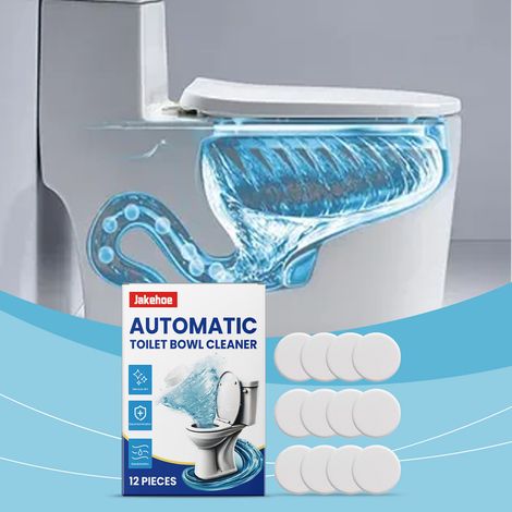 Brausetabletten zur Toilettenreinigung entfernen Kalk, Urinflecken und Gerüche. 12 Tabletten. -- BIEMMEDUE (1/5)