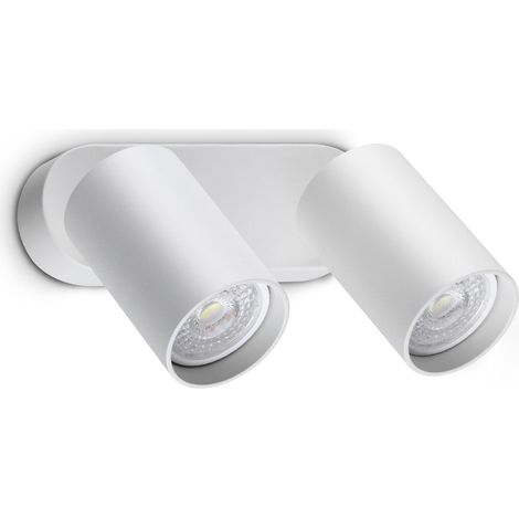 Ideal Lux Applique moderna DYNAMITE 2 luci GU10 bianca metallo (1/3)