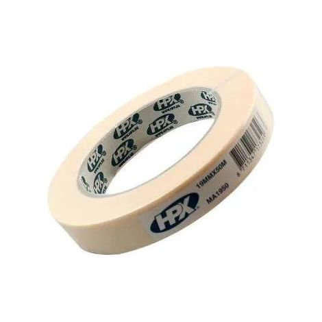 Nastro adesivo 60°c, bianco crema, 19mm x 50m