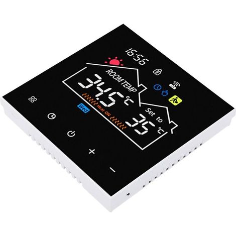YWBL-WH Thermostat Intelligent, Contrôleur de Température Programmable, Dispositif de Contrôle de Température Intelligent pour Chauffage électrique, Installation Frigorifique 16A (1/5)