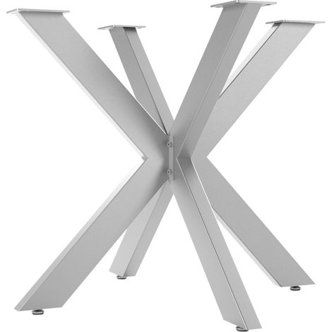 SOTECH Tischgestell SPIDER / Schwerlast Tisch-Beine aus echtem Edelstahl mit gebürsteter Oberfläche / Tisch-Füße 710 x 850 x 850 mm