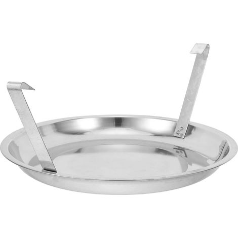 Cendrier en métal résistant aux hautes températures 27 cm pour charbon de bois Churrasco (1/5)