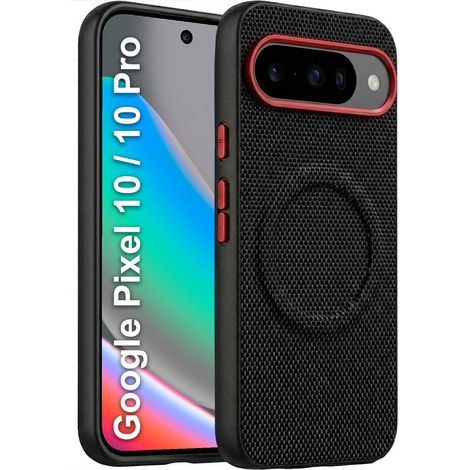 Funda para Google Pixel 10 / 10 Pro, híbrida de piel, para MagSafe, negra (1/5)