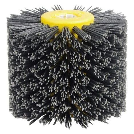 Brosses Abrasives 120 Roue De Polissage Abrasifs Fil Roue Diamètre 120mm Noir (1/5)