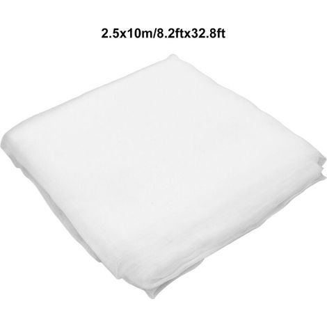 Filet de Protection Ultra Fin pour Jardin – Maille pour Plantes, Légumes, Fruits, Fleurs et Cultures en Serre, 2,5 x 10 m,de