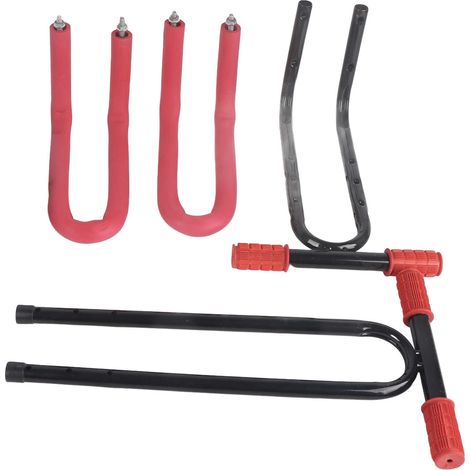 Siège de vélo enfant avant stable et sécurisé, supportant jusqu'à 60 kg, pour VTT. Modèle carré avec repose-pieds, barres de maintien et barre de protection. (1/5)