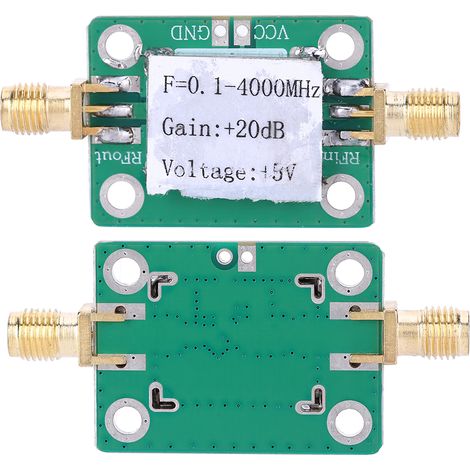 Module amplificateur micro-ondes RF à faible bruit et large bande 0,1-4000 MHz - Composants électroniques (1/5)