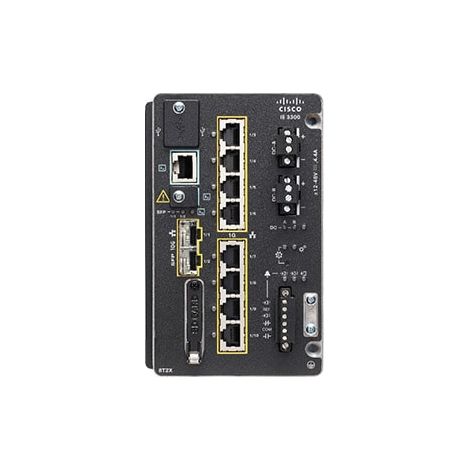Cisco Catalyst IE-3300-8T2X-E switch di rete Gestito L3 Gigabit Ethernet (10/100/1000) Nero
