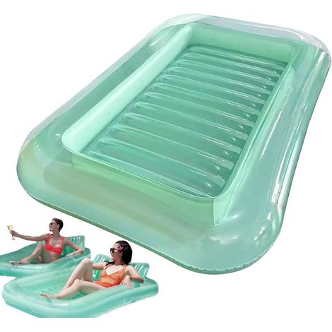 Matelas Gonflable Flotteur De Piscine Lit Flottant Gonflable pour Natation  Lounge Flottant De Pour la Plage, le Lac, la Rivière, le Jardin, les Fêtes en Plein Air, le Camping et les Vacances (1/5)