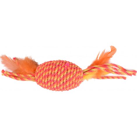rouleau BIBI orange 29 cm Jouet pour chat - Flamingo (1/3)