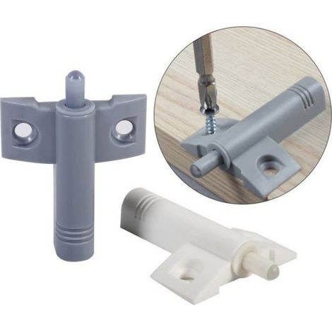 Lot 20 Arrêt Porte Amortisseurs, Tampons Souple pour Armoire Tiroir, Pare-Chocs Silicone Gris Lumiryn (1/5)