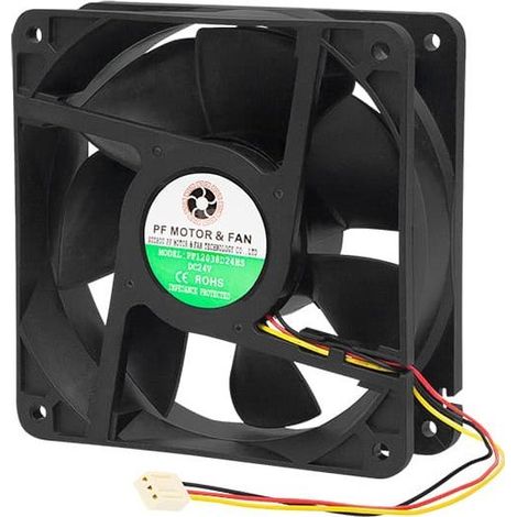 Ventilatore industriale blow 120x38 mm 24V silenzioso