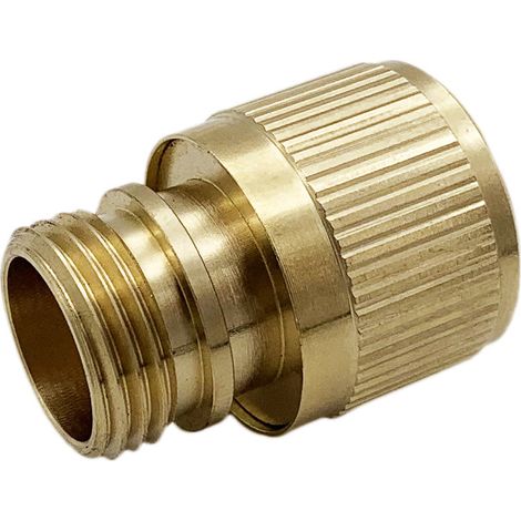 Raccord rapide filet extérieur 1/2 pouces en laiton connecteur d'eau pour tuyau jardin (1/5)