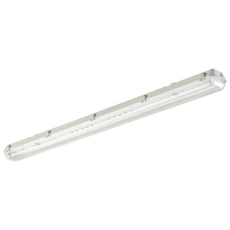 Réglette LED étanche SYLPROOF TOLEDO - Flux lumineux (lm) : 3000 lm - Température de couleur : 4000 K - Puissance nominale : 40 W - Dimensions - L x l x p : 1260 x 99 mm - SYLVANIA