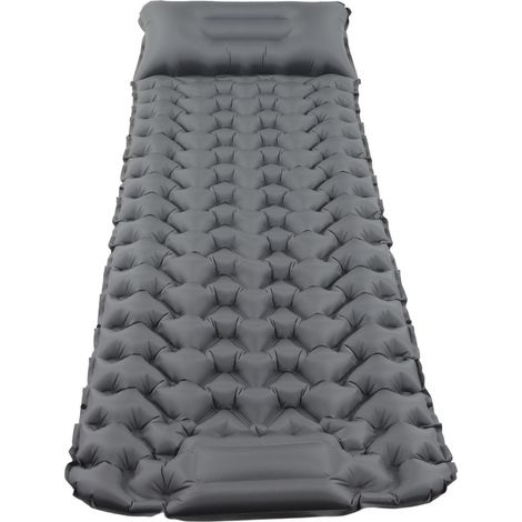 Tapis de Camping Dépliable Pied Gonflable Confort Imperméable Nylon Randonnée Extérieur (1/5)