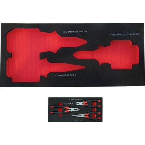 MODULO EVA VACIO PARA 3 ALICATES PARA CARRO DE HERRAMIENTAS (1/2)