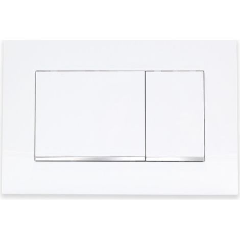 Concealed toilet flush control plate, dual flush toilet flush control plate, compatible with GEBERIT SIGMA01 UP300/320, 115.770.11.5 (Silver)
