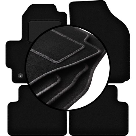 Komplettset Veloursmatten für: Chevrolet Matiz Fließheck (2004-2009)