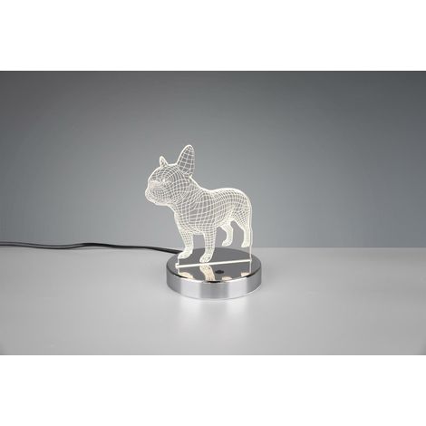 Lampe Dog Chromé 1x3W SMD LED (1/3)