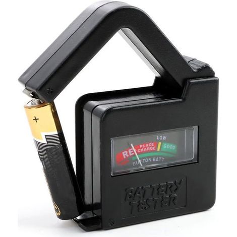 Ecleanfy - Testeur de Piles Numérique Universel Modèle BT860, Compatible avec Piles AA, AAA, C, D, 9V, et Boutons, Affichage Analogique Précis (1/5)