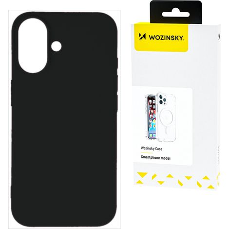 Funda de silicona Wozinsky para Samsung Galaxy S24 FE - Negra