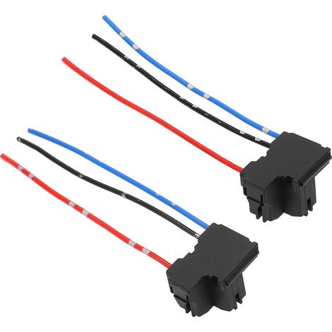 2 Stück H4-3 LED-Lampenstecker, weiblich, hitze- und korrosionsbeständig, Scheinwerfer-Kabelbaumbuchse für Auto, Boot und Anhänger (1/5)