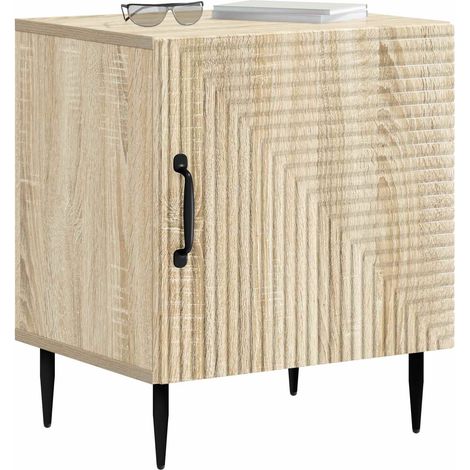 Maison Exclusive - Nachttisch Sonoma-Eiche 43 x 34,5 x 50 cm Holz