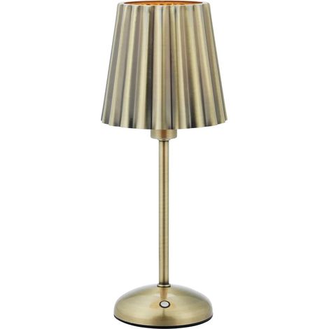 Lampe de table led rechargeable laiton metal design moderne - markslojd - celia 218157909 218157909 218157909 (1/4)