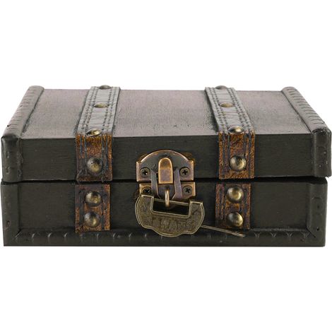 Boîte de Rangement Vintage pour Bijoux, Organisateur pour Bagues, Boucles d'Oreilles et Colliers, Gris 2 (1/5)