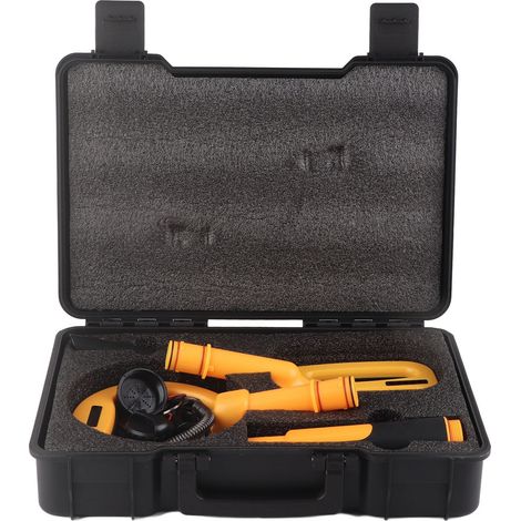 Détecteur de métaux étanche IP68 3-en-1 rechargeable pour or, plage, piscine et étang, portable à main