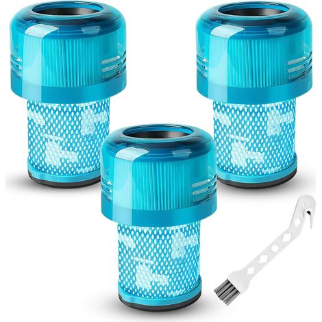 HEPA-Filter – 3er-Pack – Für Dyson V12 Detect Slim Staubsauger – Waschbar und wiederverwendbar – Inkl. Reinigungsbürste (1/5)