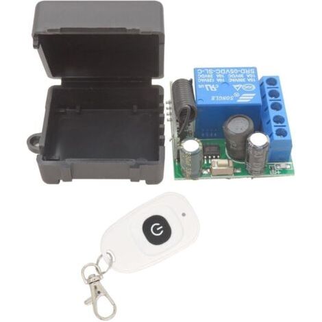 5V - 30V 1-Kanal Funkfernbedienungsrelais-Empfänger 12V 24V mit Sender, potenzialfreier Kontaktrelais-Endpunktsteuerung