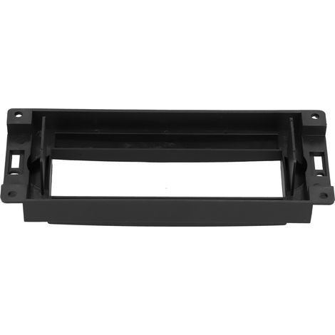 Kit de façade radio 1 DIN pour Chrysler 300C 2004+, cadre tableau de bord avec panneau de montage, navigation autoradio, garniture de console, compatible stéréo, finition noire (1/5)