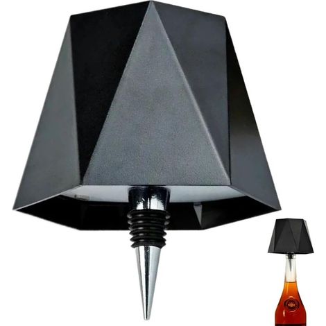 Kit de lampe pour bouteilles d'alcool, lumières LED sans fil pour bouteille de vin, lampe de table tactile sans fil, 3 couleurs à intensité variable pour restaurant, maison, bar, maison (1/5)